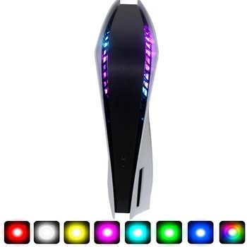 RGB LED dize ışık PS5 Konsolu Dekoratif Dolorful ışıklar şerit PlayStation 5 İçin Ana Fener Uzaktan Kumanda İle Damla nakliye
