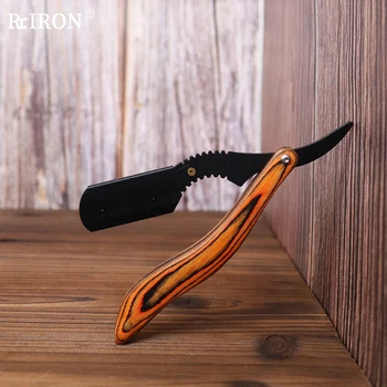 RIRON Profesyonel berber erkekler jileti Bıyık Epilasyon Değiştirilebilir Bıçak Tıraş Bıçağı