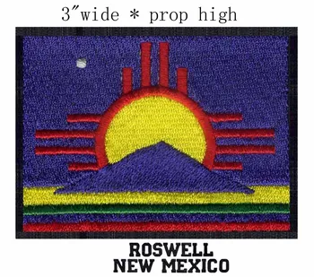 Roswell, New Mexico ABD Bayrağı nakış yama yama 3