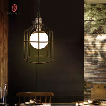 Sanat dekorasyon moda fantezi asılı lamba sarkıt aydınlatma Demir Retro DIY Cafe Restaurant Pub otel salonu damla ışıkları hanedanı