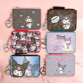 Sanrio Hello Kitty Cinnamoroll Benim Melody Kuromi Kawaii Yeni Çalışma Kartı Seti Çalışma Kartı Seti Anahtarlık Değişim kart çantası Cüzdan Noel