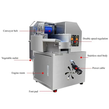 Sebze kesme makinesi Elektrikli Dilimleme Elektrikli Parçalayıcı Tatlı Patates Zencefil Alıç Doğranmış Havuç Patates Dilimleme