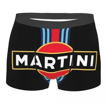 Serin Martini Yarış Şerit Boksörler Şort Külot Erkek Streç Sportscar Extreme Spor Lover Külot Iç Çamaşırı