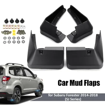 Seti Araba Çamurluk Çamurluk Çamur Flaps Çamurluk Sıçrama Çamurluk Muhafızları Çamur Flep Çamurluklar Subaru Forester SJ için 2014 2015 2016 2017