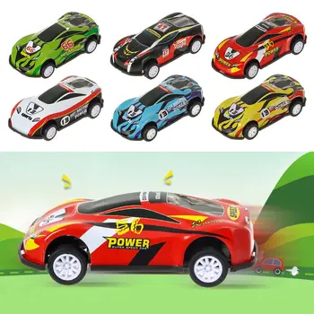 Sevimli Diecasts Erkek Kız Hediyeler Çocuk Oyuncakları Sürtünme Araba Oyuncak Araçlar Yarış Araba Modeli Mini Araba Modelleri