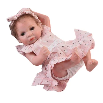 Sevimli Kolsuz Elbise Bandı Külot Kıyafetler 10/ 11 inç Yeniden Doğmuş Bebek Yenidoğan Kız Bebek Giysileri, 3 Adet Set