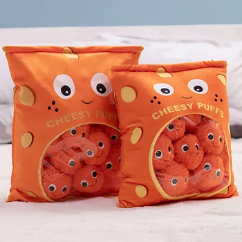 Sevimsiz Ponponları peluş oyuncak Topları Puf Peynir Puf doldurulmuş oyuncak Oyun Yastık Yastık Sevimli Peluş Yastık Atmak Yastık Yaratıcı Çıkarılabilir