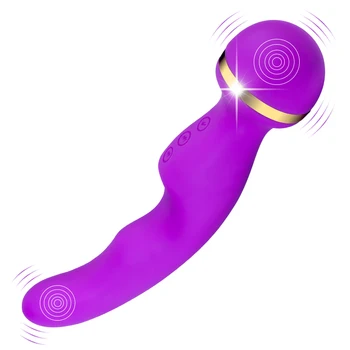 Sihirli değnek ısıtma G Noktası vibratörler Kadınlar İçin Klitoris Stimülatörü Yetişkin Vibratör Bayanlara Seks Oyuncakları Erotik Seks Shop