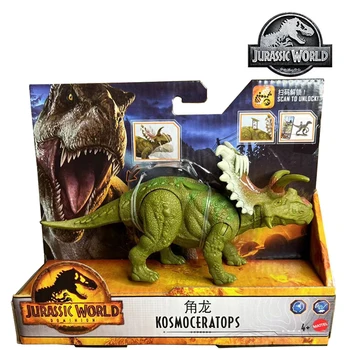 Stokta Madde Modeli Jurassic Dünya GWN33 Aynı Film Dinozorlara Karşı Yarışıyor Triceratops Modeli Çocuk Oyuncak Bir doğum günü hediyesi