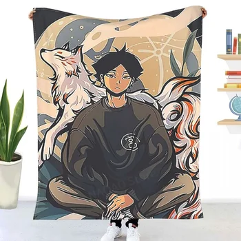 Suna Rintarou Anime Karakterler Atmak Battaniye Çarşaf yatak battaniyesi / kanepe dekoratif yatak örtüleri çocuklar için atmak