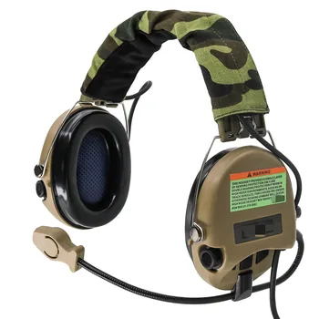 Taktik Softair MSASORDİN Kulaklık Gürültü Azaltma Kulaklık Avcılık Airsoft Kulaklık DE
