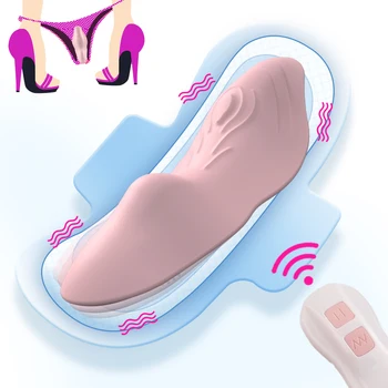 Taşınabilir Külot Vibratör bayanlara Seks Oyuncakları Görünmez Titreşimli Yumurta Klitoral Stimülatörü Kablosuz Uzaktan Kumanda Giyilebilir Vibratör