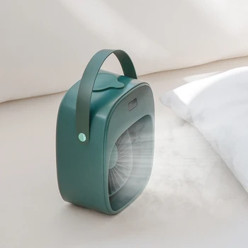 Taşınabilir Nemlendirici Misting Fan ile 3 Hızları Hava Soğutucu Şarj Edilebilir Akülü