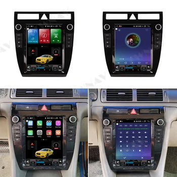 Tesla Ekran Carplay Android Radyo Alıcısı İçin Audi A6 1999 2000 2001 2002 2003 Autoradio Ses Stereo Video Oynatıcı Kafa Ünitesi