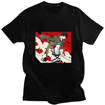 Titan Sezon Final TEen Titans Jaeger T-shirt Büyük Boy T-shirt Elbise Grafik Giyim Erkekler Anime Tshirt Harajuku