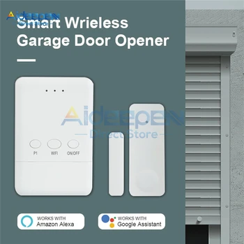 Tuya Akıllı Yaşam Garaj Kapısı Sensörü Açacağı Kontrolörü WiFi Anahtarı Alexa Echo Google Ev İçin DIY Akıllı Ev App Uyarı Yok Hub