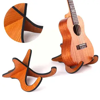 Ukulele Tutucu Standı Gitar Ukulele Standı Ahşap Guitarra Aksesuarları Standı Müzik Dizeleri Enstrüman Parçası L5V7
