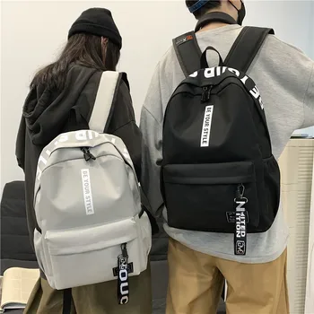 Unisex sırt çantası Harajuku ulzzang kadın öğrenci Koleji okul çantası Erkek Kız serin büyük kapasiteli sırt çantaları Genç Kız Sırt Çantası