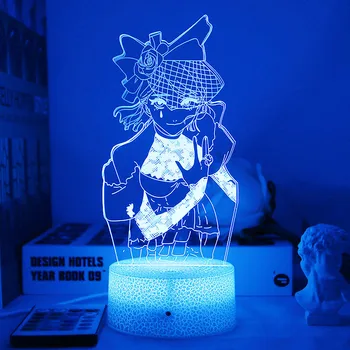 USB Yeni Garip LED Masa Lambası ANMİT 3D Gece Lambası Renkli dokunmatik uzaktan kumanda Serin Noel Hediyesi Lamba Ev Odası Dekorasyon için