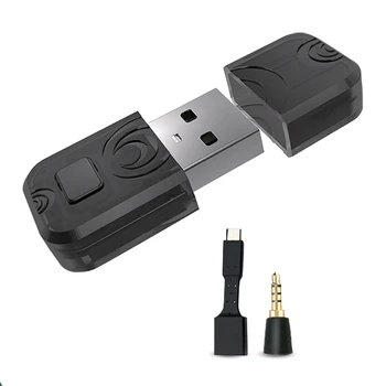 Uygulanabilir-Ps5 Bluetooth kablosuz Kulaklık Adaptörü Verici pc bilgisayar Ps4 / Anahtarı Bluetooth Alıcısı