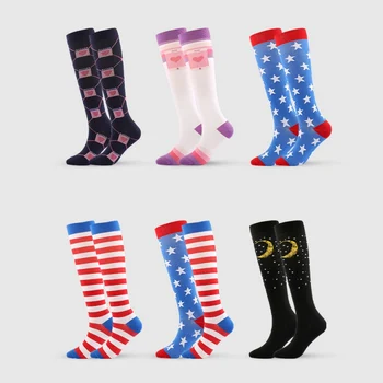 Varis çorabı Spor Uzun Tüp Koşu Çorap Streç Çorap Tayt varis çorabı 24 Renkler Pratik