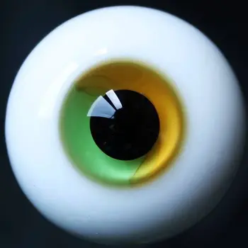 [wamami] 8mm Yeşil ve Turuncu BJD AOD DOD Bebek Dollfie Cam Gözler Kıyafet