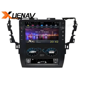 XUENAV Araba DVD Oynatıcı Dikey Ekran 12.1 inç Android sistemi-Toyota Alphard 2015 + GPS Radyo Navigasyon Başkanı Ünitesi IPS