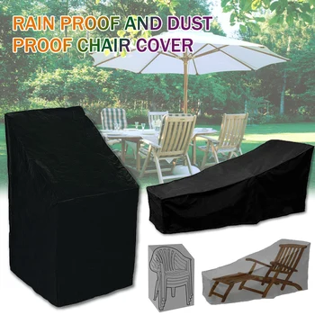 Yağmur kılıfı Sandalye Kanepe Koruma Açık Su Geçirmez Kapak Bahçe Mobilyaları Yağmur Toz Geçirmez Dokuma Polyester Uygun Kapak