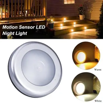 Yeni LED Gece Lambası hareket dedektörü Sensörü Akülü Duvar Lambası Ev Dolap Dolap Mutfak Güvenlik Akıllı Gece Lambası