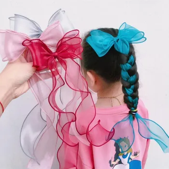 Yeni Moda Güzel saç bandı Çocuk saç Halatlar Yay Saç Tokası çocuk SAÇ Şeritler Klipler Kızlar saç aksesuarları hediye çantası