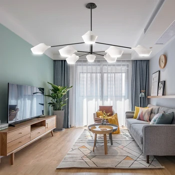 Yeni varış Yaratıcı oturma odası modern lambalar ve fenerler kişilik Ev dekorasyonu Nordic kolye lamba E14 Avize ışığı