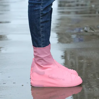 Yeni yağmur çizmeleri Su Geçirmez Ayakkabı Kapakları Silikon Unisex Açık Su Geçirmez Kaymaz kaymaz Aşınmaya Dayanıklı Yeniden Kullanılabilir Ayakkabı Kapağı