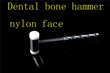 Çift başlı Naylon Diş Kemik Çekiç paslanmaz çelik saplar Otoklav Diş Hekimi Enstrüman Diş Cerrahi Ekstraksiyon Aracı