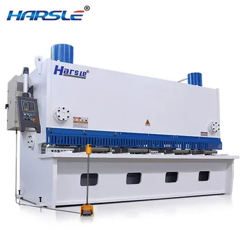 Çinli üreticinin HARSLE QC11K 20x3200 Giyotin kesme makinesi