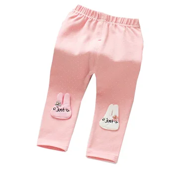 Çocuk Kız Tayt Pamuk Bebek Kız Giysileri kalem pantolon çocuk pantolonu Karikatür Baskı Sıska Çocuk Tayt Kızlar İçin