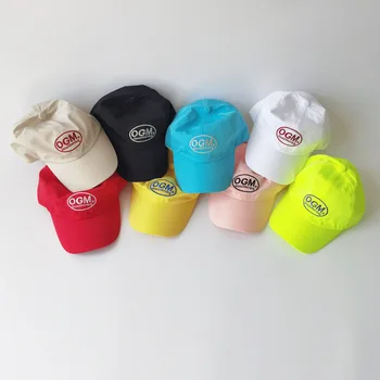 Çocuk Siperliği Şapka Bahar Yaz Bew Hızlı Kuruyan Çocuklar beyzbol şapkası Kore Versiyonu Nefes Güneş Blok Mektup OMG Snapback Şapka