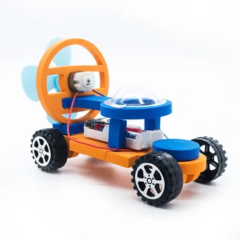 Çocuklar DIY Modeli Yapı Kitleri Elektrikli Yarış oyuncak arabalar Çocuklar Çocuklar İçin Okul Teknoloji Bilim Öğrenme Eğitici Oyuncaklar Hediye