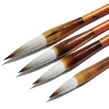 Çoklu Saç Fırçası Çin Kaligrafi Fırçası Kalem Düzenli Komut Dosyası Koşu Komut Dosyası Yazma Fırça Kalem Acemi Yetişkin Kaligrafi