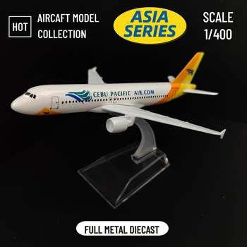 Ölçek 1: 400 Metal Uçak Çoğaltma 15cm Filipinler Cebu Pasifik Havayolları Boeing Uçak Modeli Havacılık Minyatür Çocuklar için