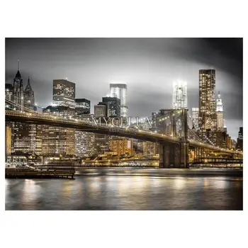 5d Dıy Elmas Boyama New York Elmas Nakış Şehir Manzara Tam Taklidi Çapraz Dikiş Mozaik noel hediyesi Ev Dekor